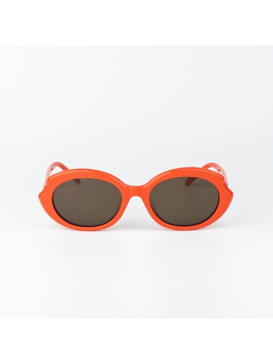 Loewe Women Sunglasses Orange Brown Oval LW40147F 42E NEW AUTHENTIC main image 3